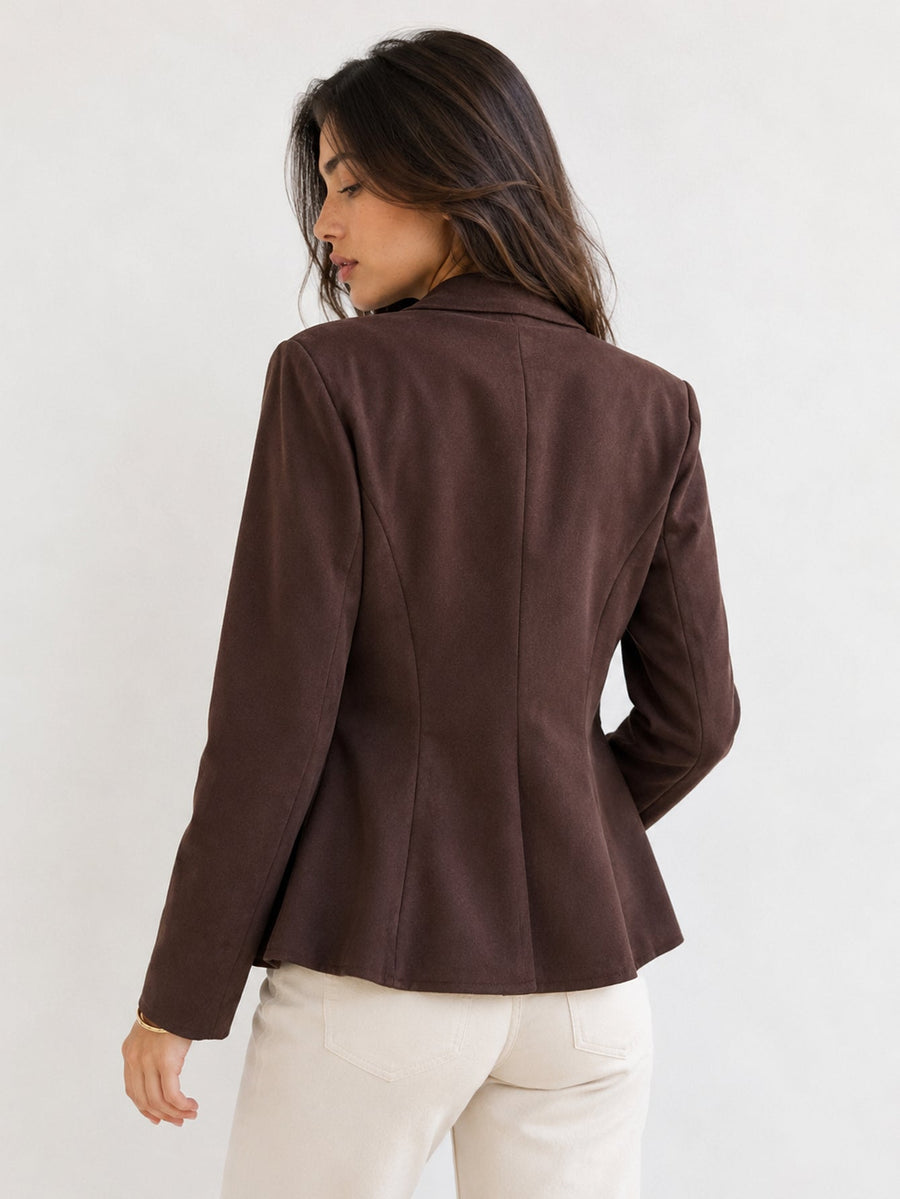 veste officier marron dos
