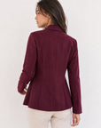 veste officier bordeaux dos