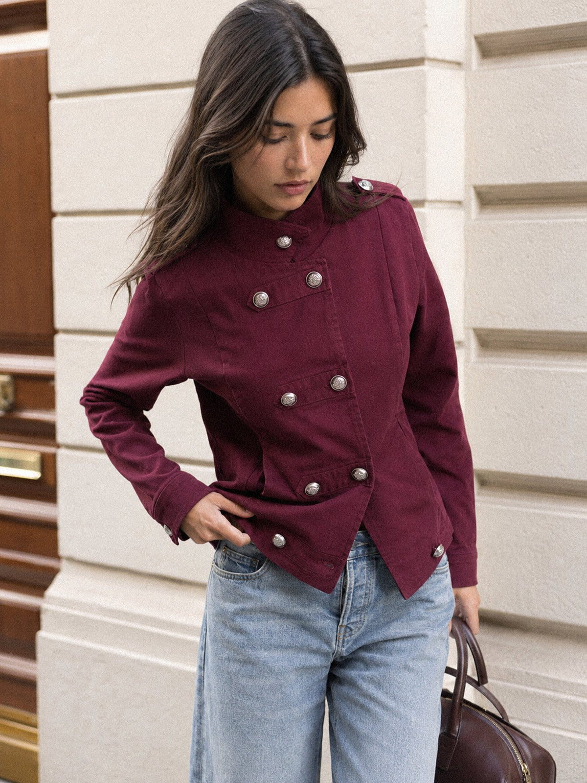 veste en coton pour femme vue 01