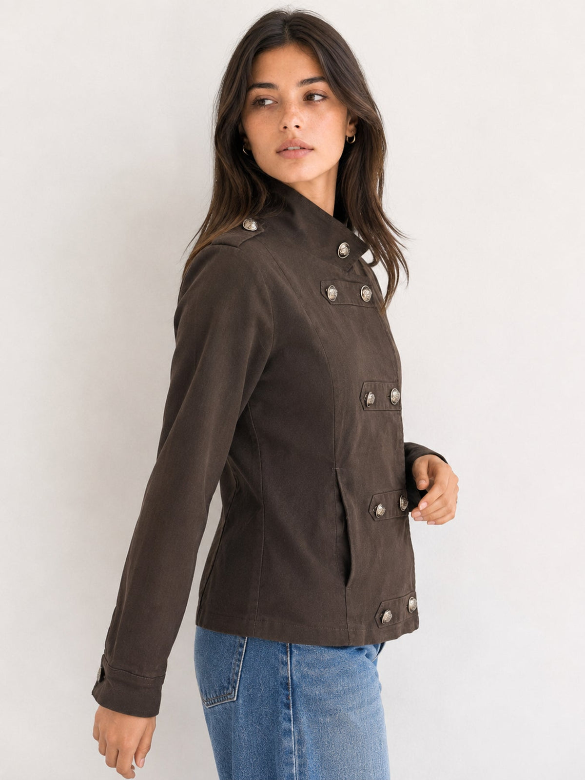 veste en coton pour femme vue 10
