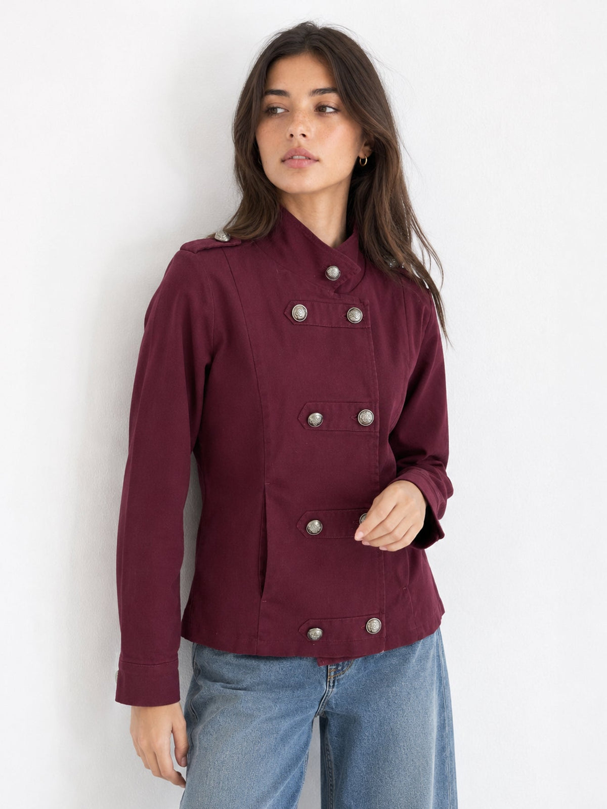 veste en coton pour femme vue 02