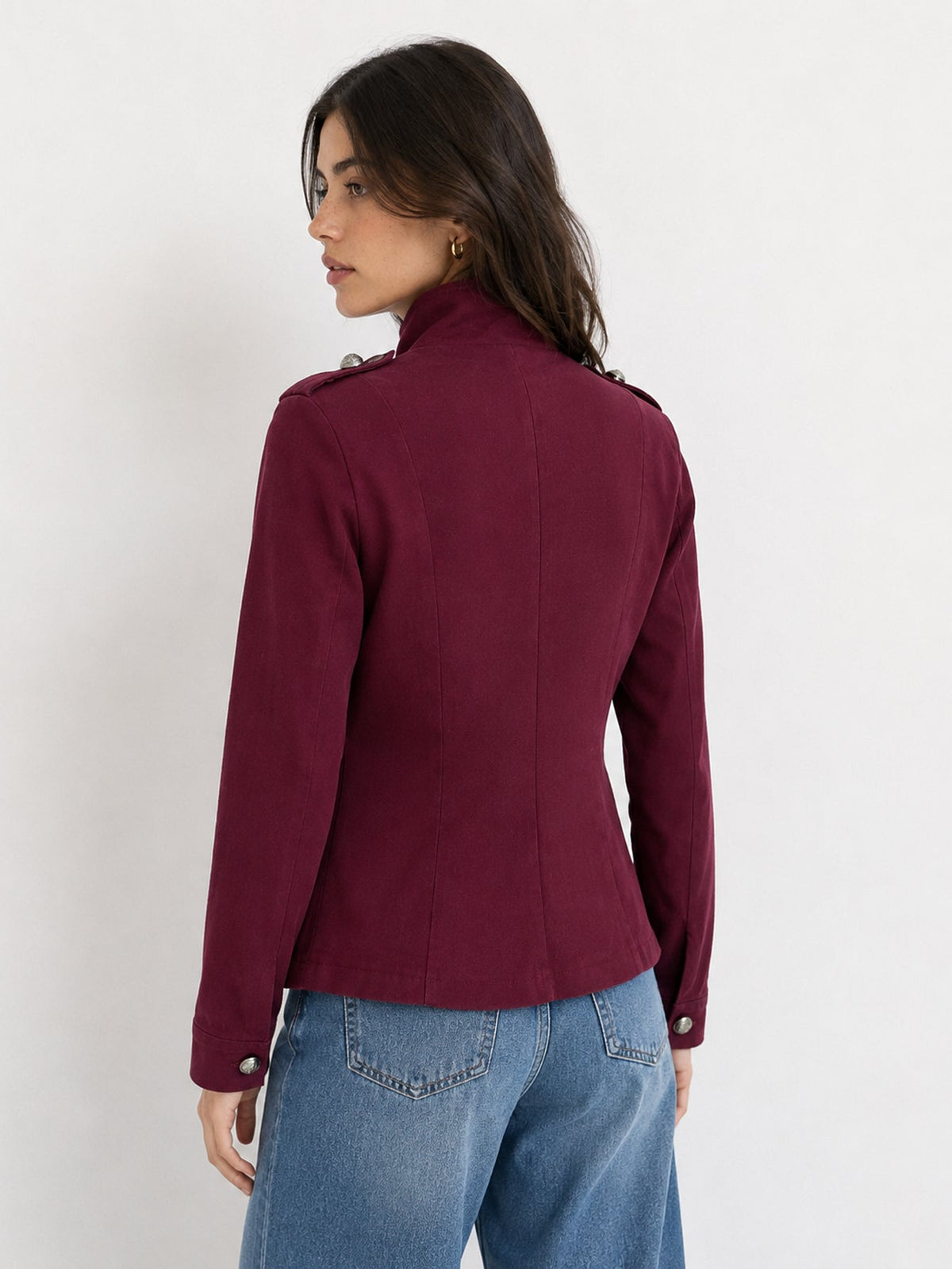 veste en coton pour femme vue 04