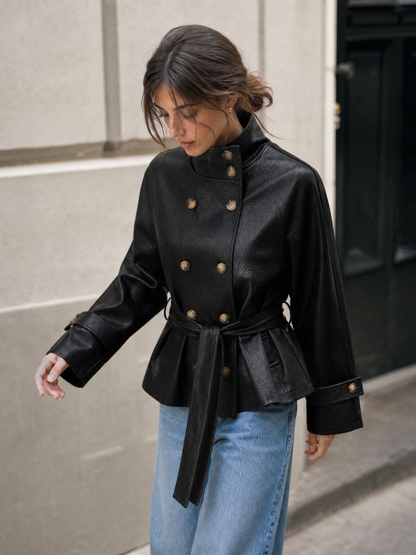 veste en poliretano pour femme vue 02