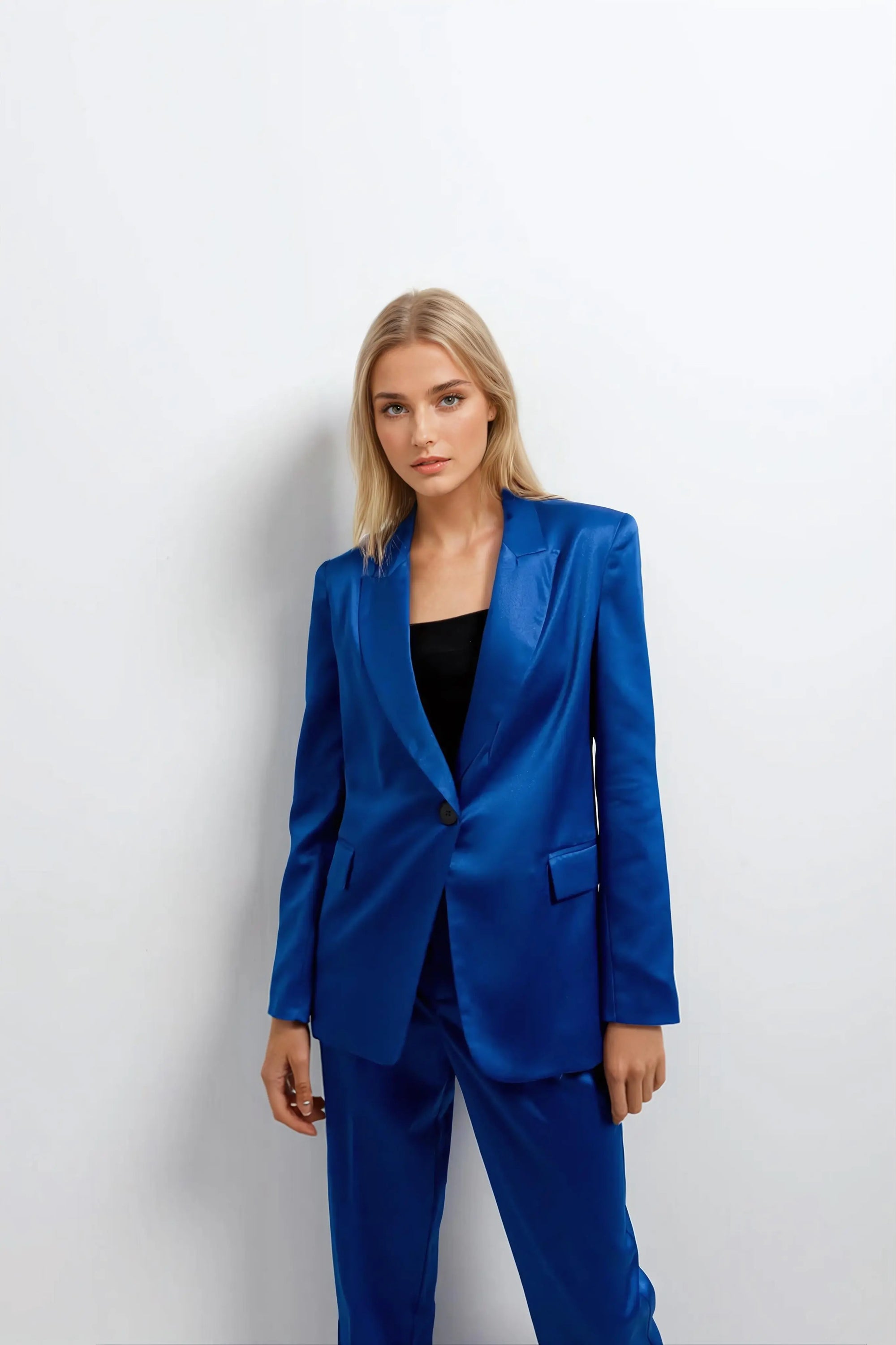 Blazer satiné Sapiato