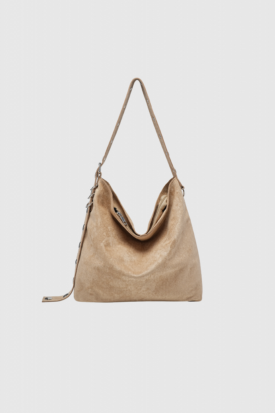 Sac à main simili cuir femme en couleur crème, parfait pour ajouter une touche chic à votre tenue.