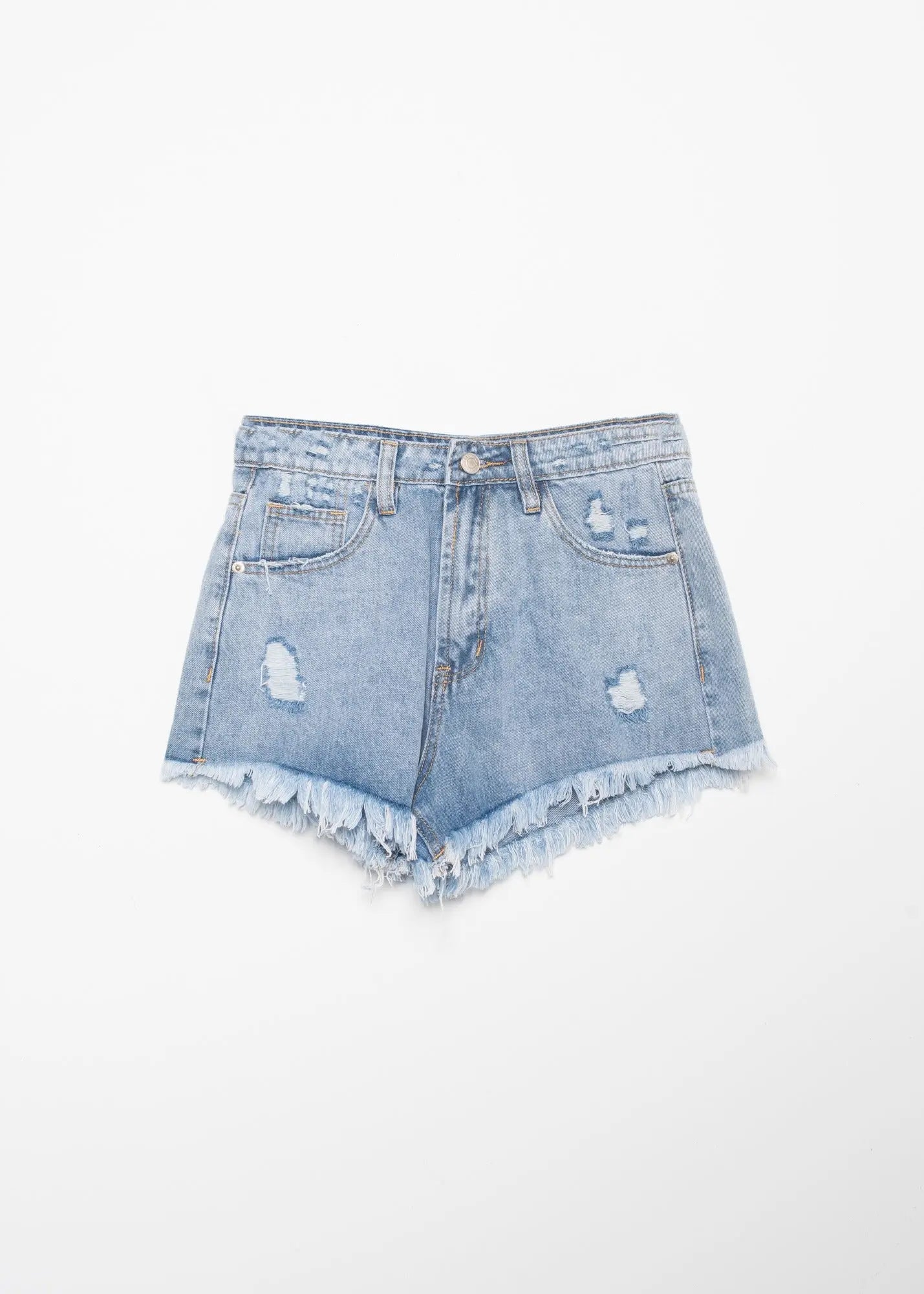 Short denim éffiloché Sapiato