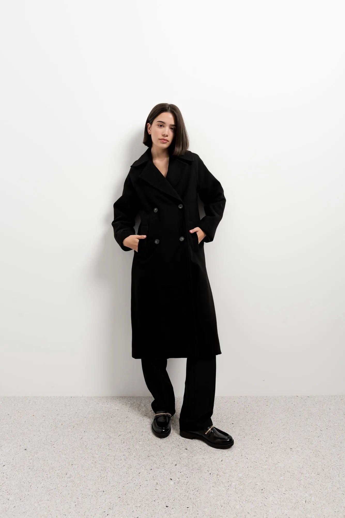 Manteau à double poitrine Sapiato