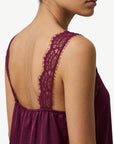 Top Caraco col V dentelle