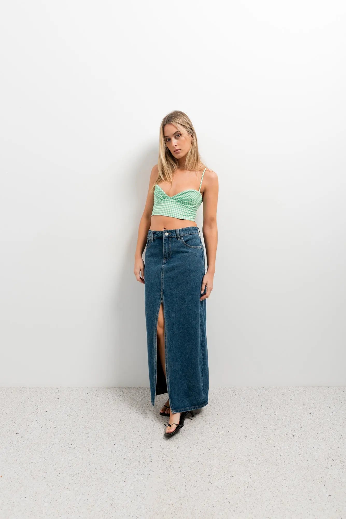 Gingham Crop top Sapiato