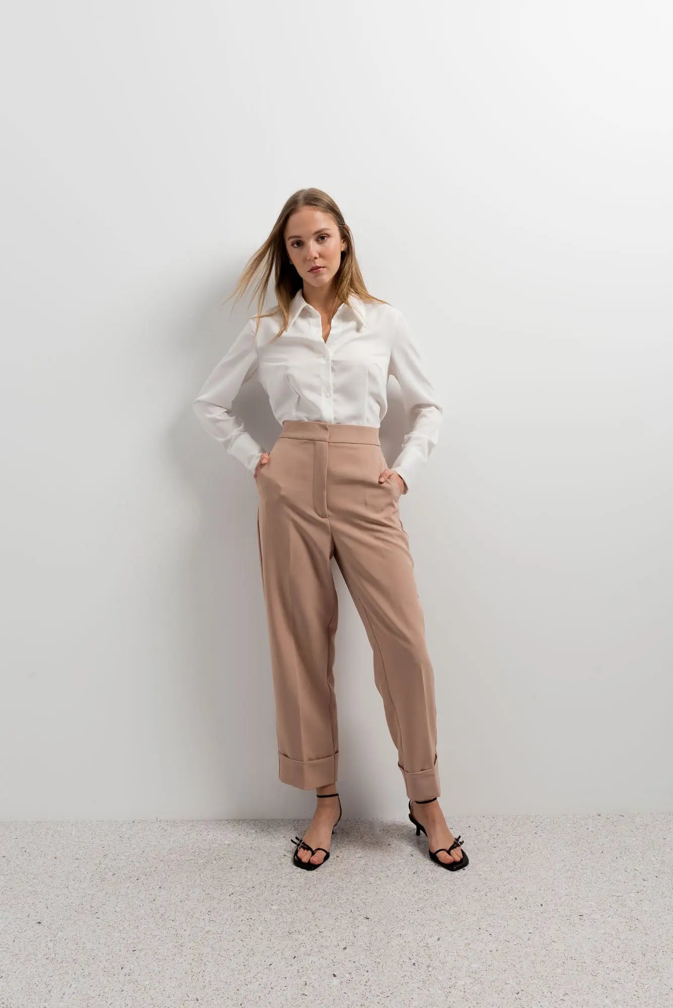 Pantalon à revers Sapiato