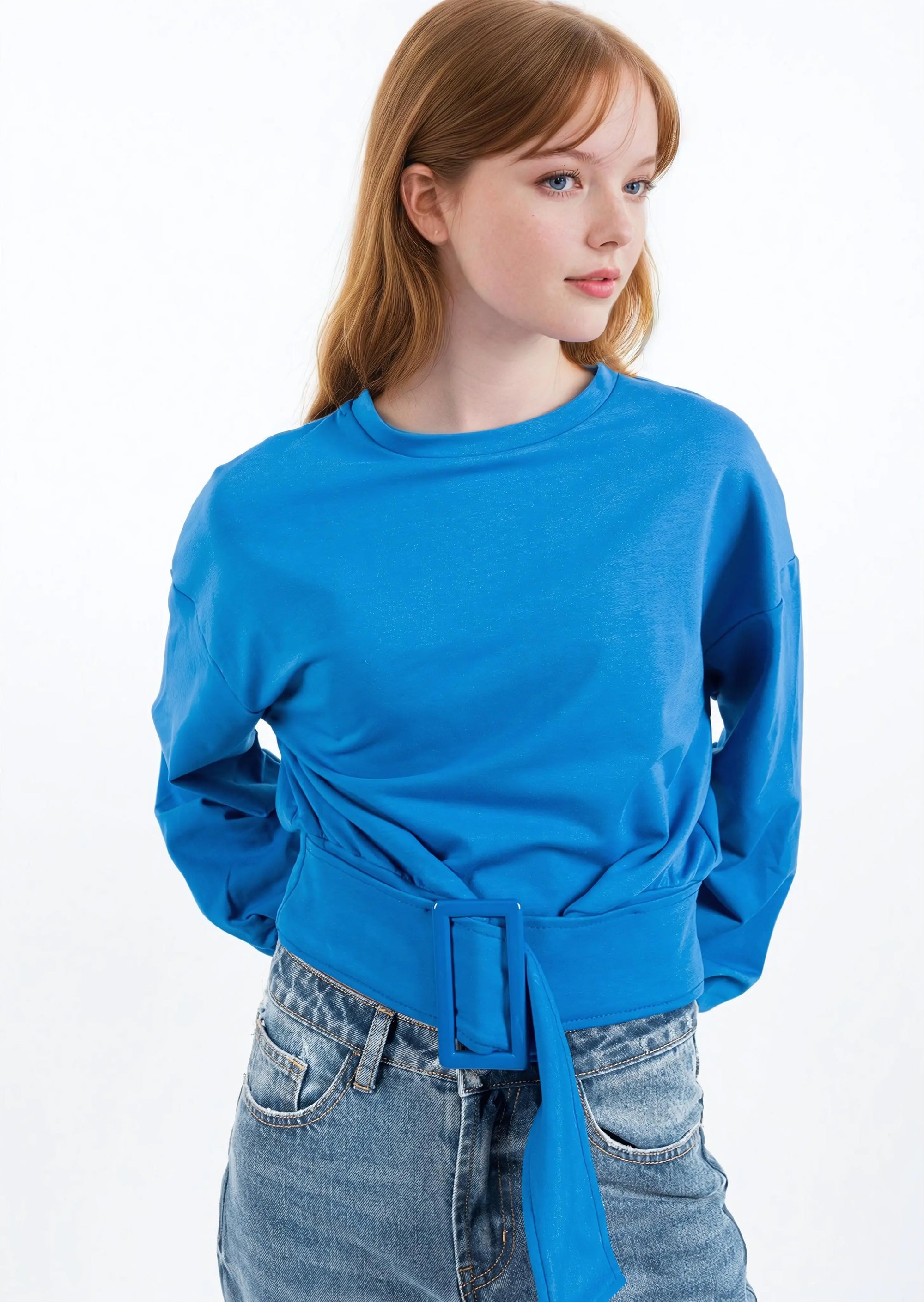 sweat-shirt court avec ceinture Sapiato