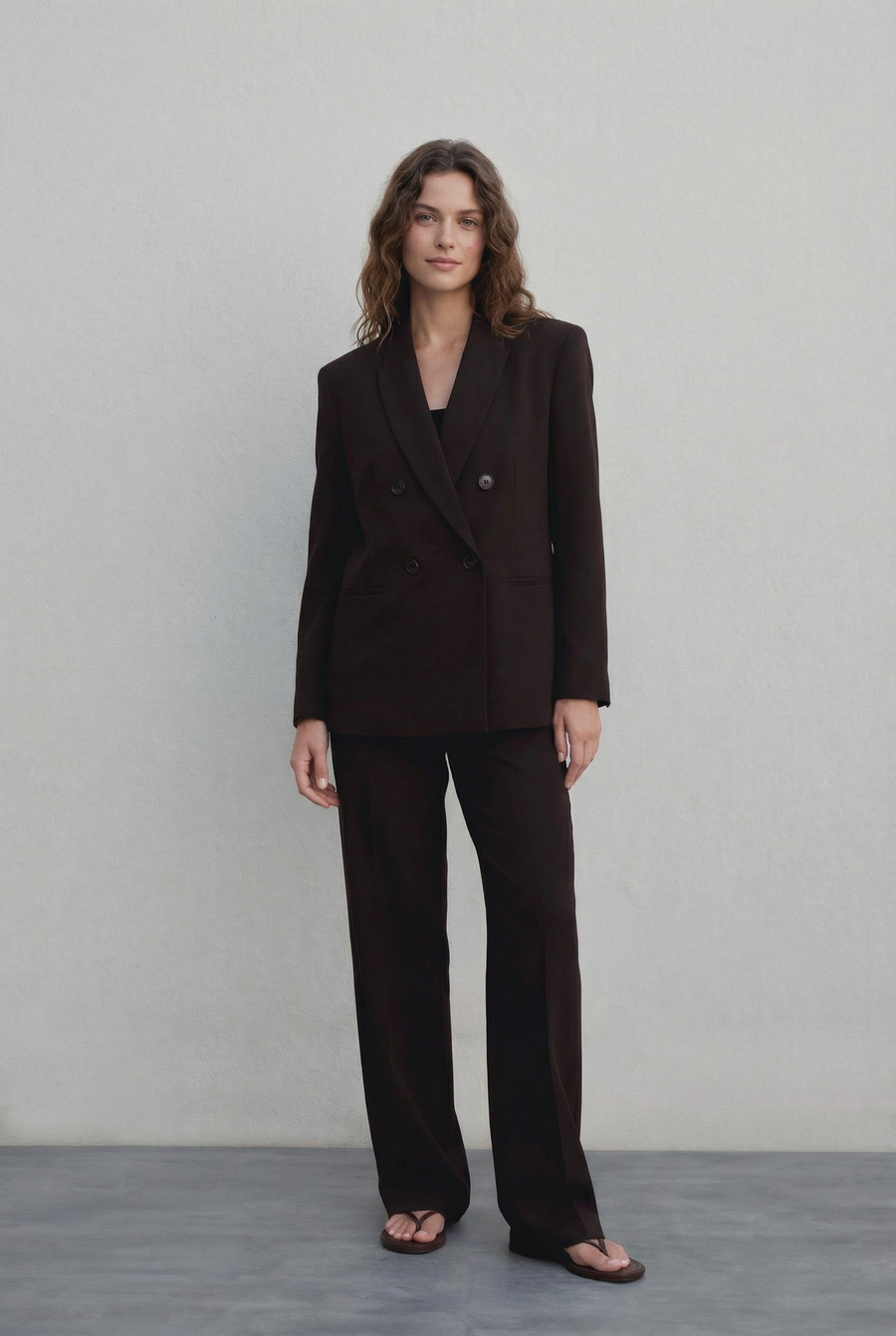 Blazer Double Boutonnage vue de profil