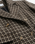 Blazer femme bordeaux et marron, coupe élégante