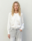 Blouse satin élégante style chic