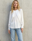 Blouse satin élégante style chic