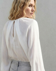 Blouse satin élégante style chic