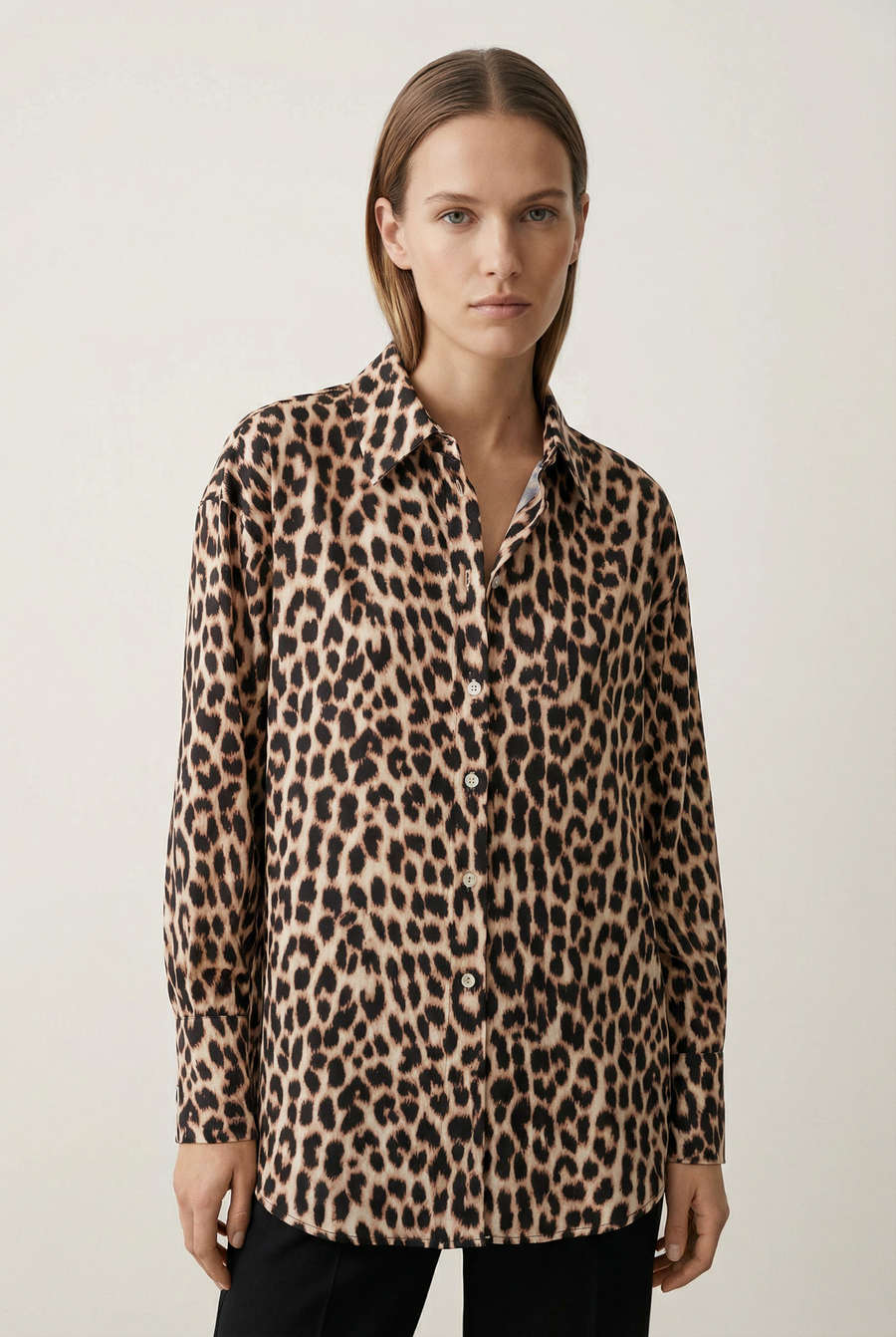 Chemise Longue Imprimé Léopard vue principale
