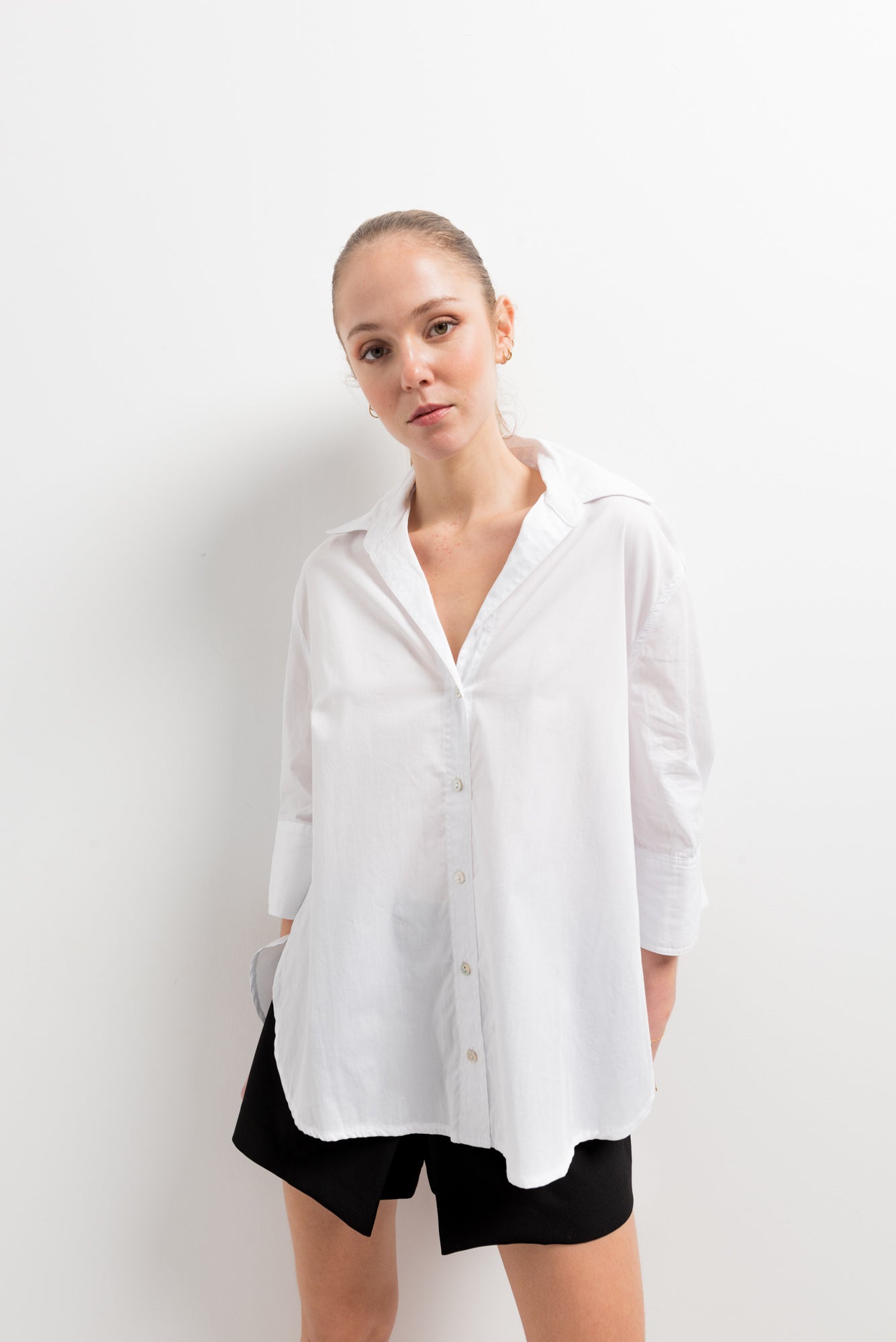 chemise femme en popeline Sapiato