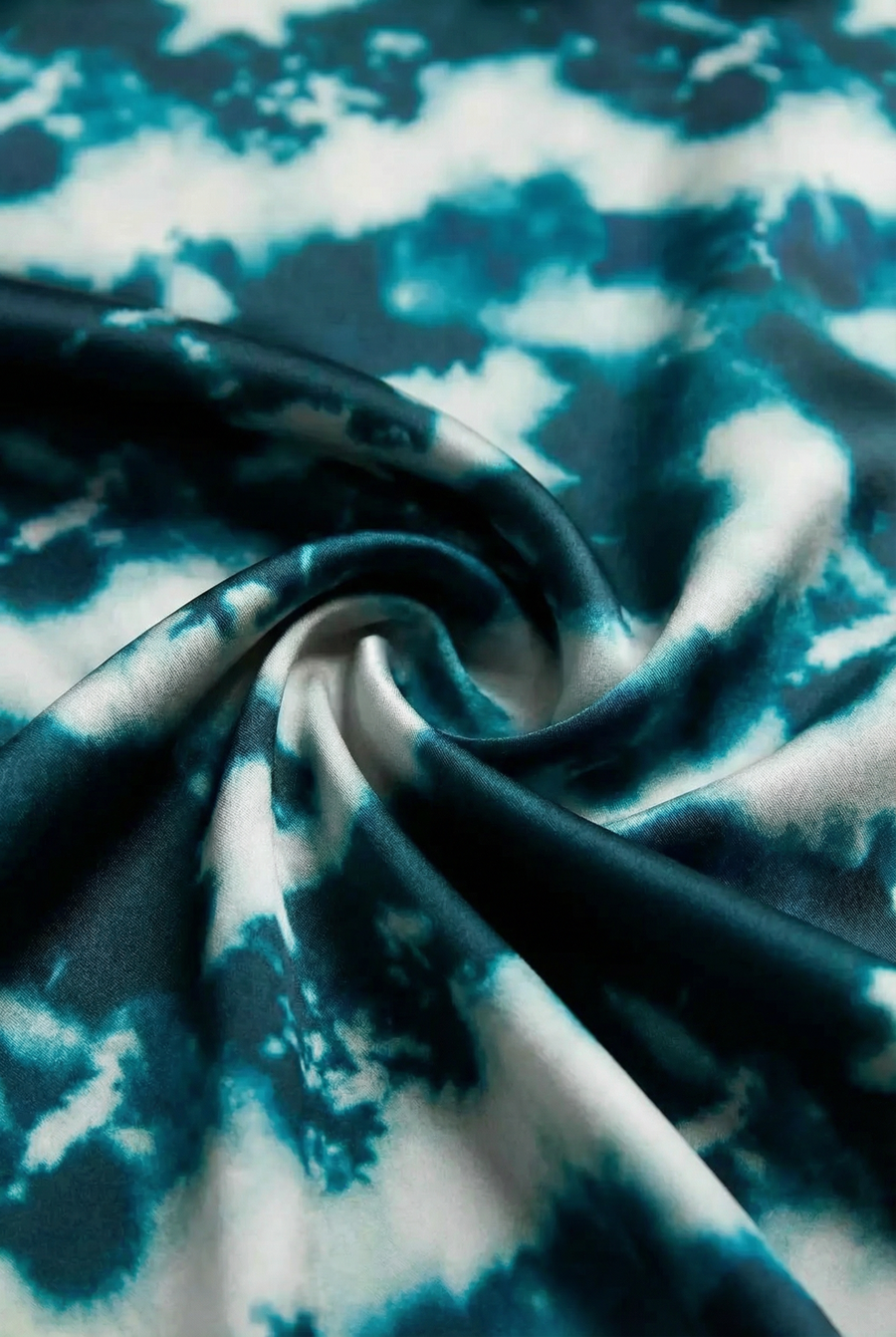 Jupe Tie And Dye Satinée