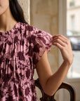 02. Blouse smockée manches volantées
