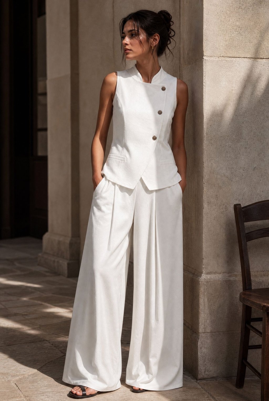 KDAPDT.02 ensemble croise large viscose aspect lin 19