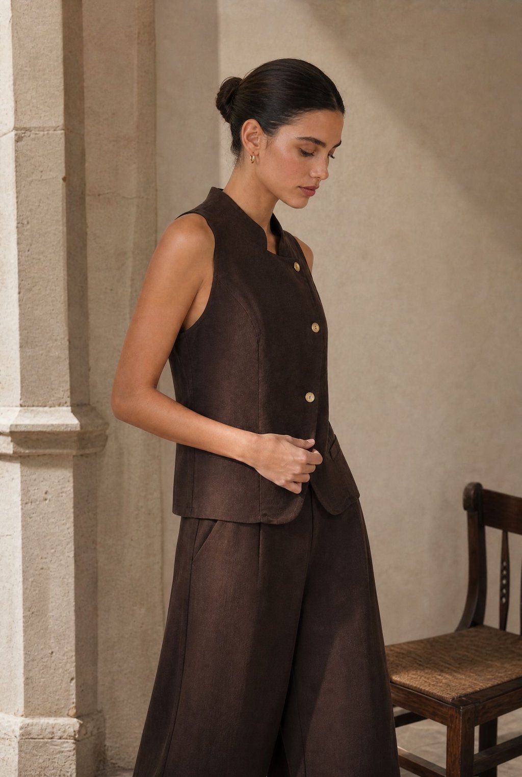 KDAPDT.02 ensemble croise large viscose aspect lin 20