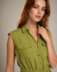 Ensemble saharien sans manches palazzo