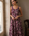 KDAPDT.02 robe midi evasee en coton fleuri kivesrc15476417200503s02m69577004188023skusapv00a004688 02