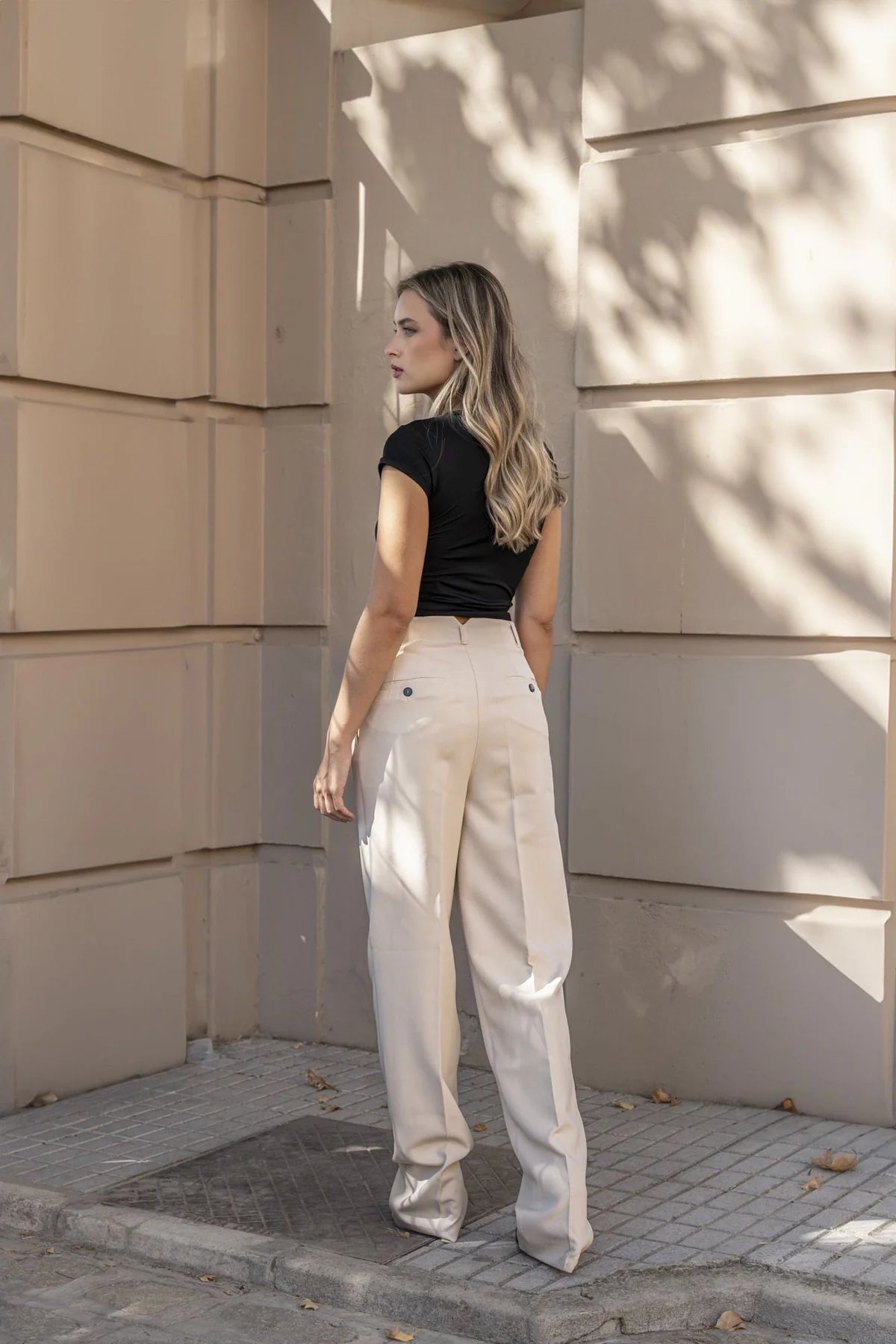 Pantalon plissé look homme Sapiato