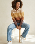 Pull polo femme en maille douce – Manches longues