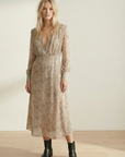 Vestido largo estilo Python elegante para mujer