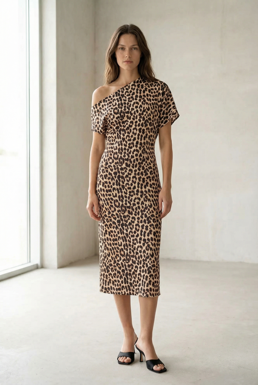 Robe Léopard Longue Imprimé Animal vue 6
