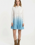 Robe tie-dye en coton femme – Manches longues