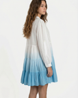 Robe tie-dye en coton femme – Manches longues