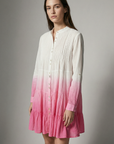 Robe tie-dye en coton femme – Manches longues