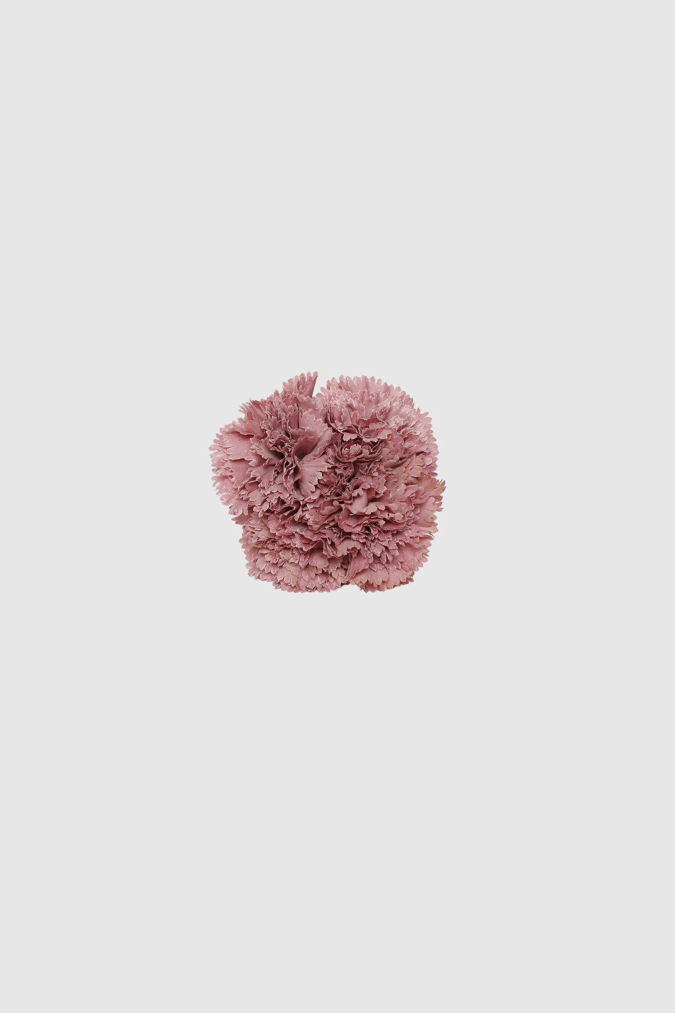 Fleur de coiffure œillet vieux rose