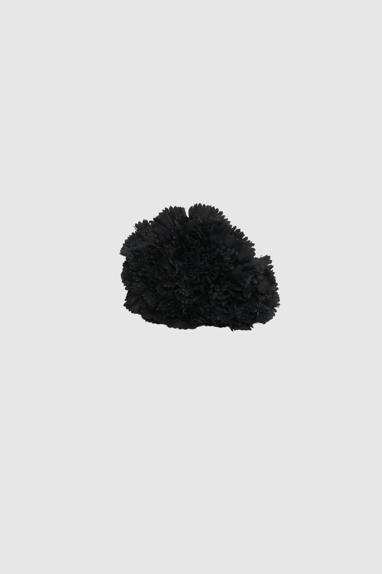 Fleur de coiffure œillet noir