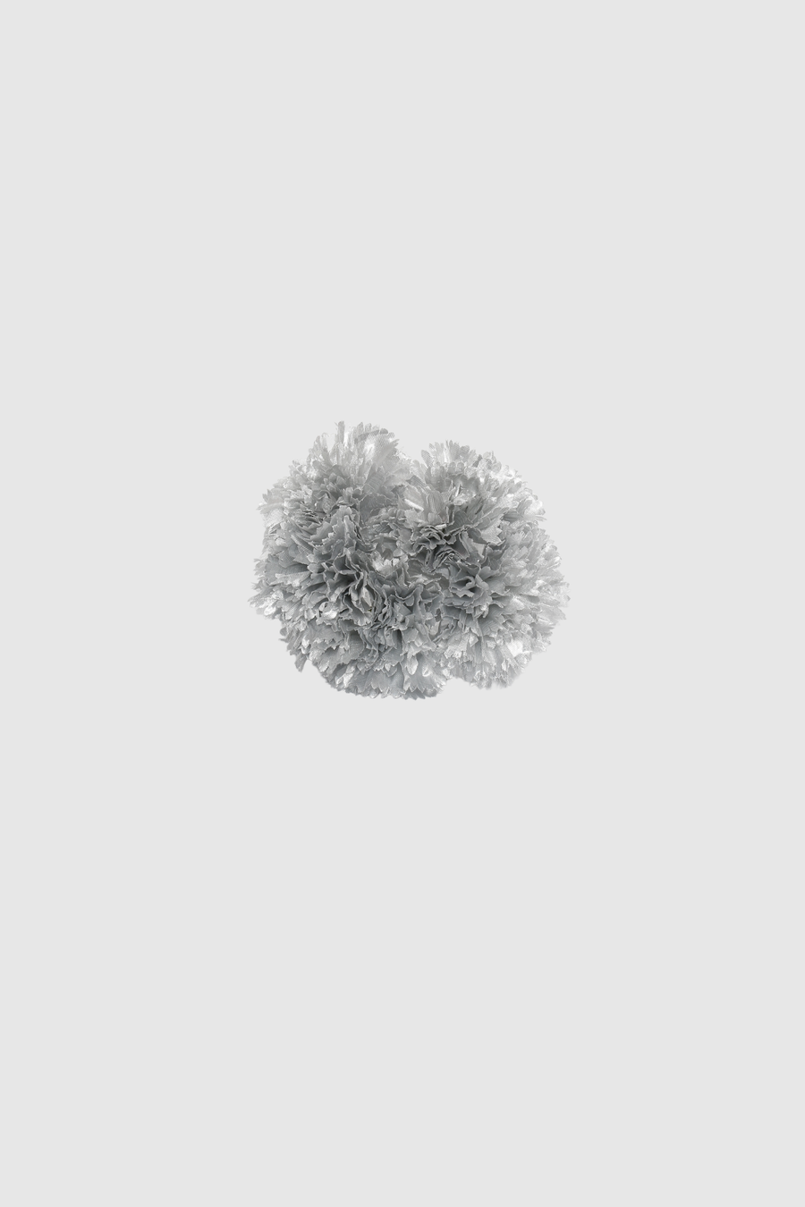 Fleur de coiffure œillet gris