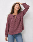 blouse coton carreaux pour femme vue 08