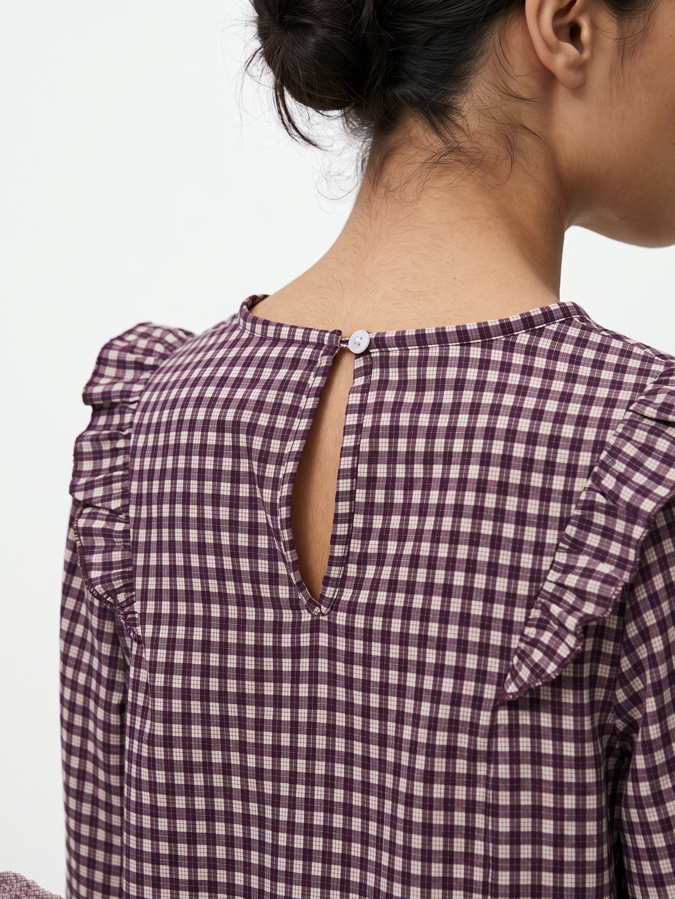 blouse carreaux pour femme vue 11