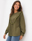 blouse carreaux pour femme vue 03
