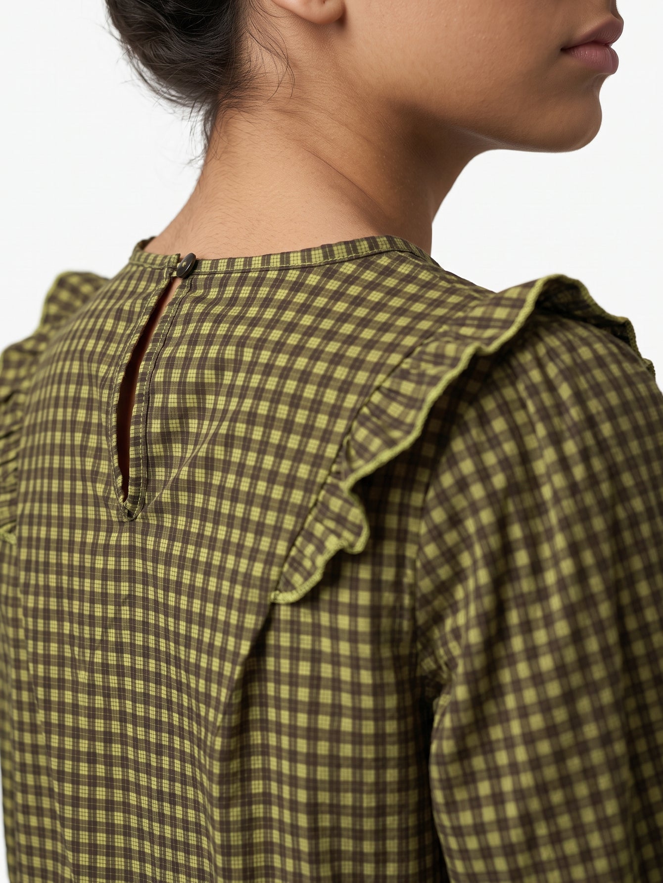 blouse carreaux pour femme vue 06