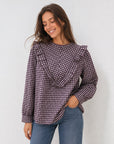 blouse carreaux pour femme vue 08