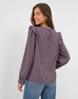 blouse carreaux pour femme vue 09
