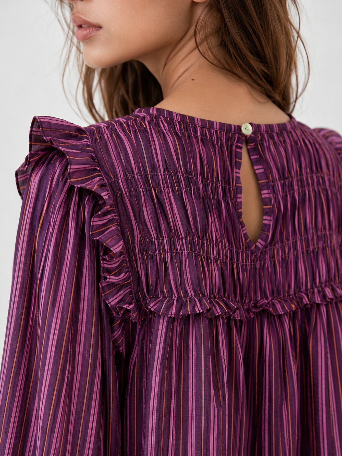 blouse rayures pour femme vue 11