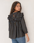 blouse rayures pour femme vue 04