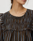 blouse rayures pour femme vue 05