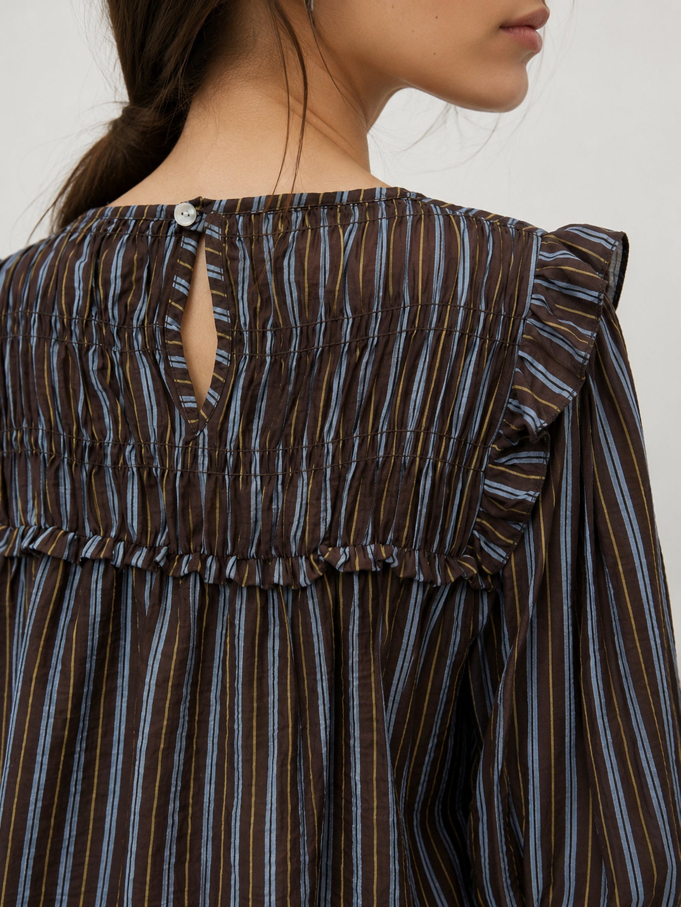 blouse rayures pour femme vue 06