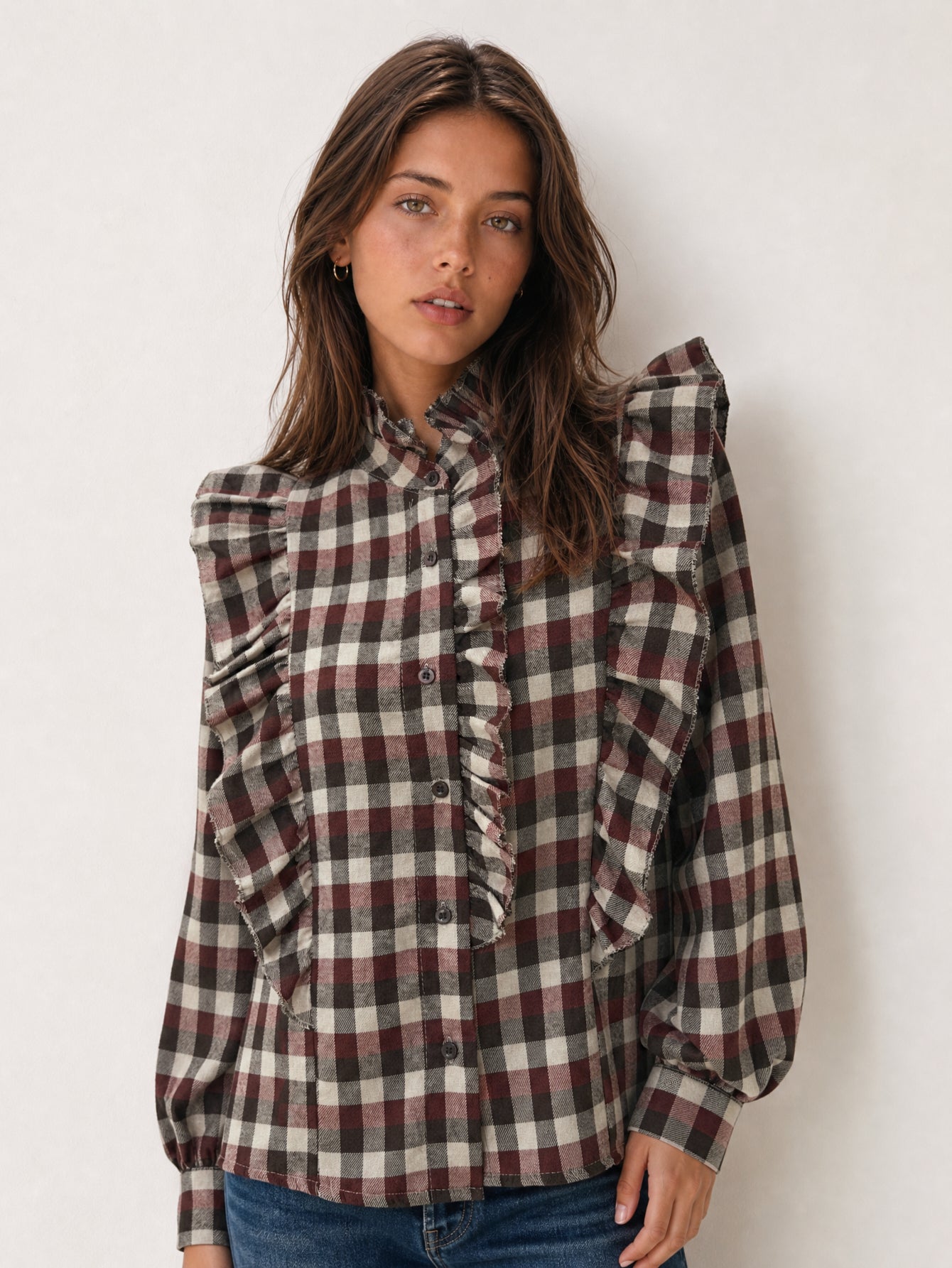 blouse en polyester pour femme vue 02