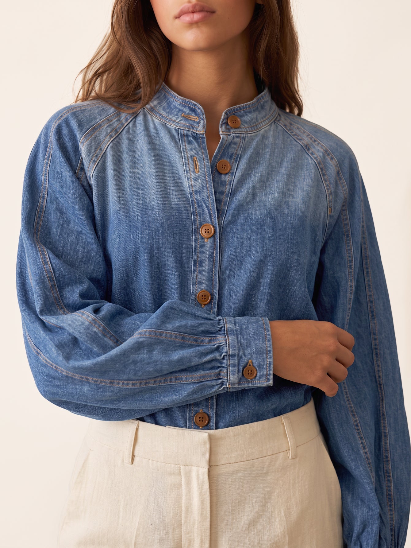 blouse en laine pour femme vue 07